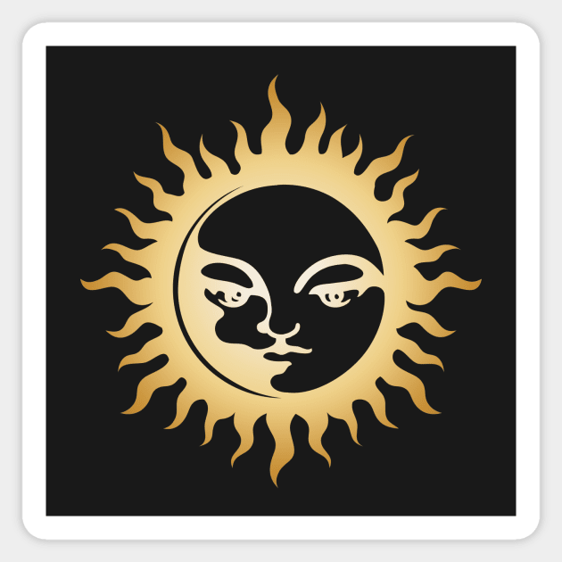 Sun face Sticker by martinussumbaji